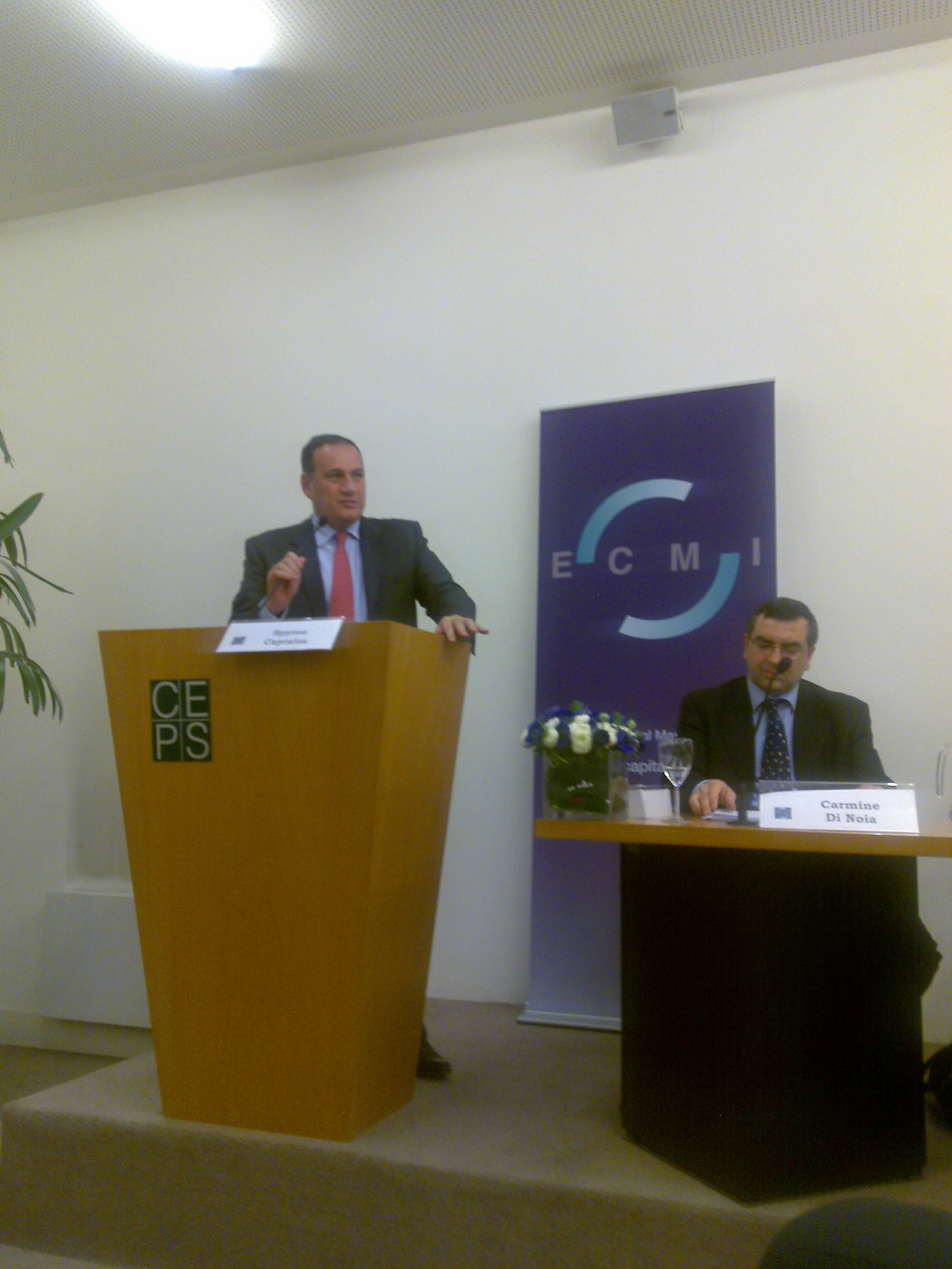 Spyros Capralos, president Federation of  European Securities Exchange